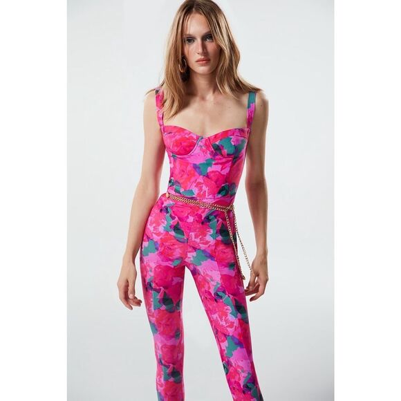 The new arrivals FONDA JUMPSUIT IN ROSA DE ROCA size 40/US8 - Picture 3 of 10